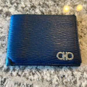 Salvatore Ferragamo - Blue Gancini wallet